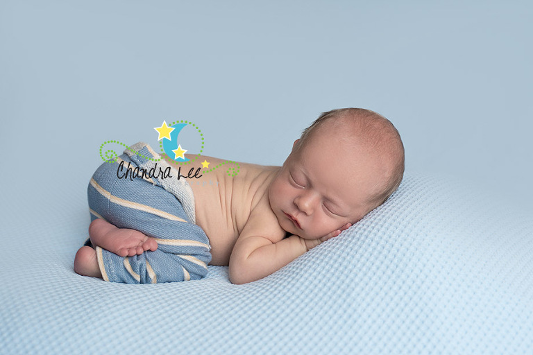 Classic Sleeping on Tummy Newborn Pose
