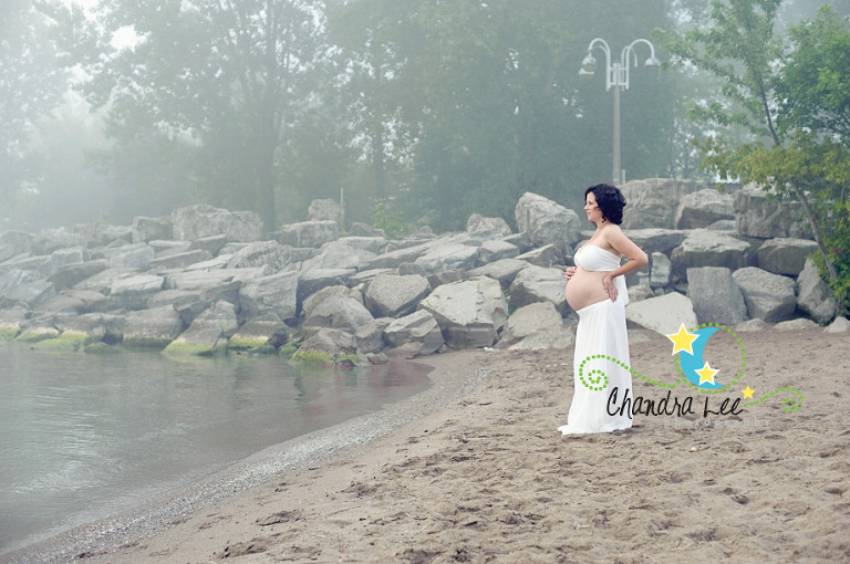 Maternity Portrait at the Beach
