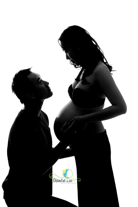 Pregnancy Portrait Silhouette