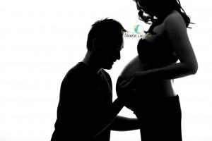 Silhouette Maternity Photograph